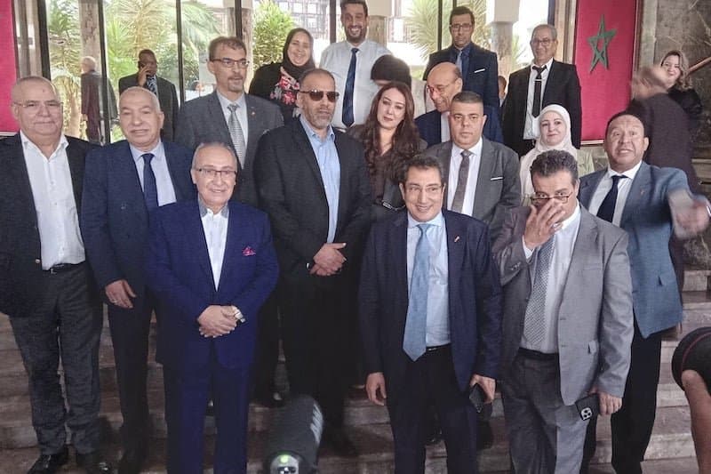 جماعة البيضاء تستقبل وفدا فلسطينيا
