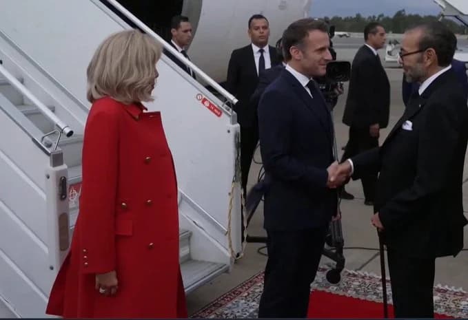 الرئيس الفرنسي يحل بالمغرب في زيارة دولة للمملكة بدعوة من جلالة الملك