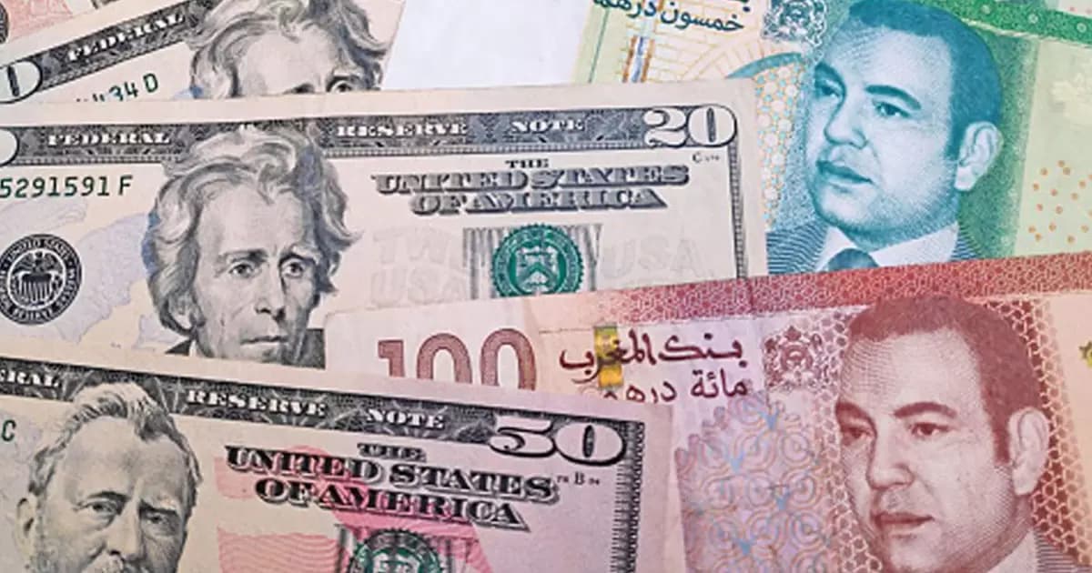 استقرار سعر صرف الدرهم مقابل الأورو والدولار