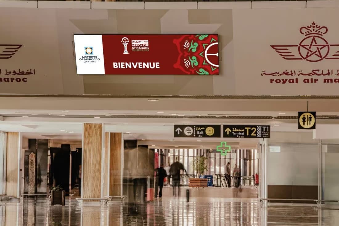 المطارات المغربية تتزيّن بألوان كأس إفريقيا للأمم 2025