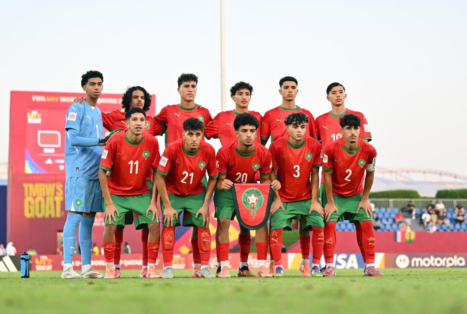 كأس العالم لأقل من 17 سنة: المغرب يحقق فوزاً تاريخياً بنتيجة قياسية